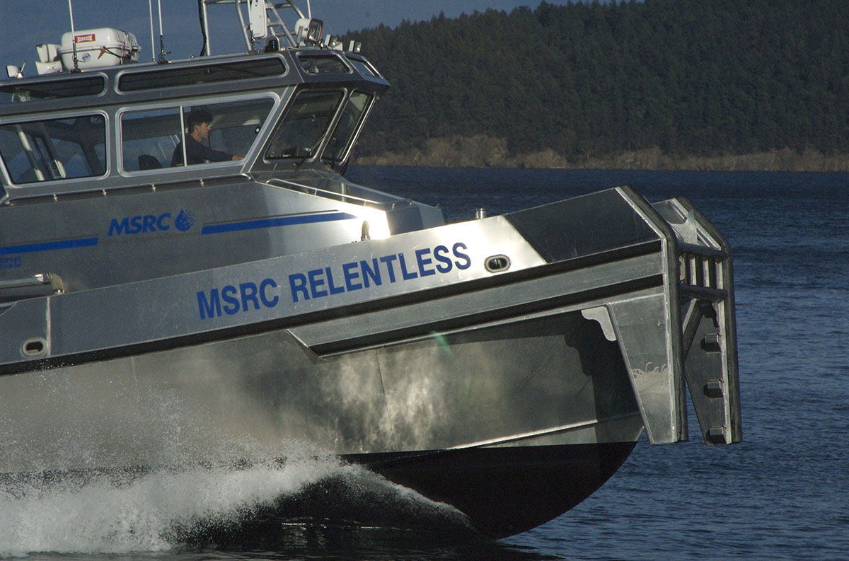 Oil spill recovery boat - 47' Skimmer - Rozema Boats Works
