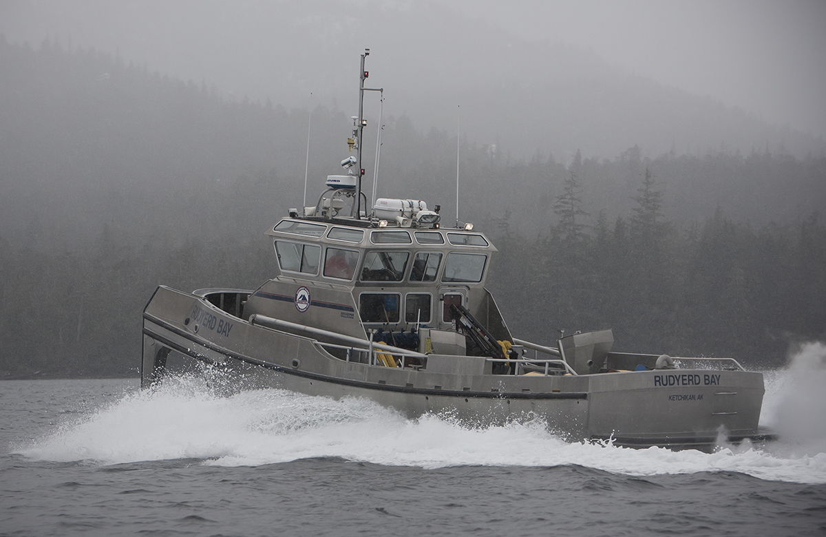 Oil spill recovery boat - 47' Skimmer - Rozema Boats Works